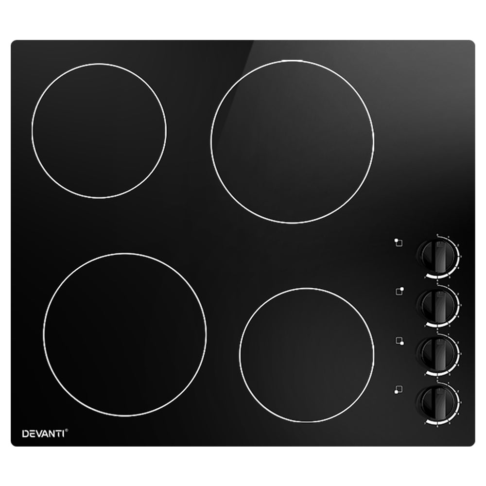 Cooktops & Stoves: Devanti Electric Ceramic Cooktop 60cm