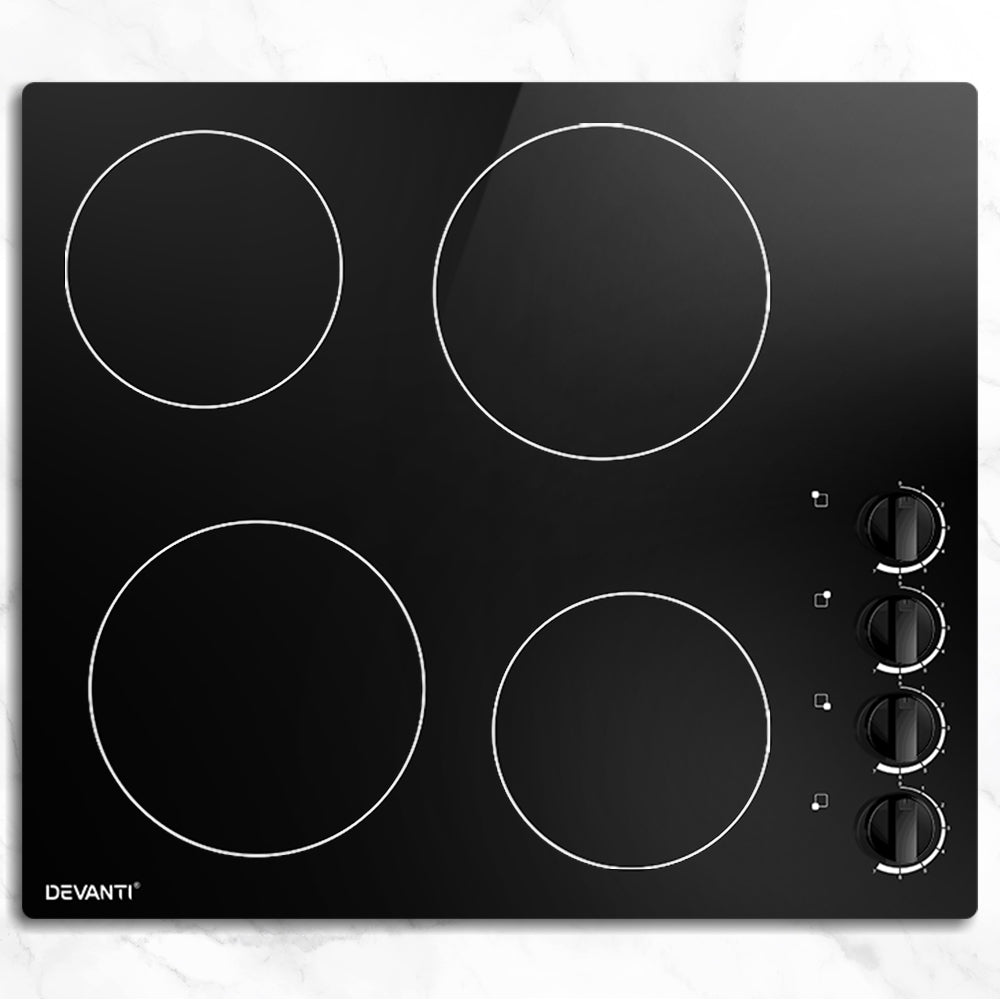 Cooktops & Stoves: Devanti Electric Ceramic Cooktop 60cm