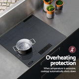 Cooktops & Stoves: Devanti Electric Ceramic Cooktop 60cm Touch Control Grey