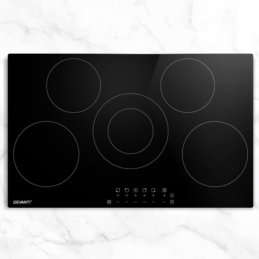 Cooktops & Stoves: Devanti Electric Ceramic Cooktop 90cm