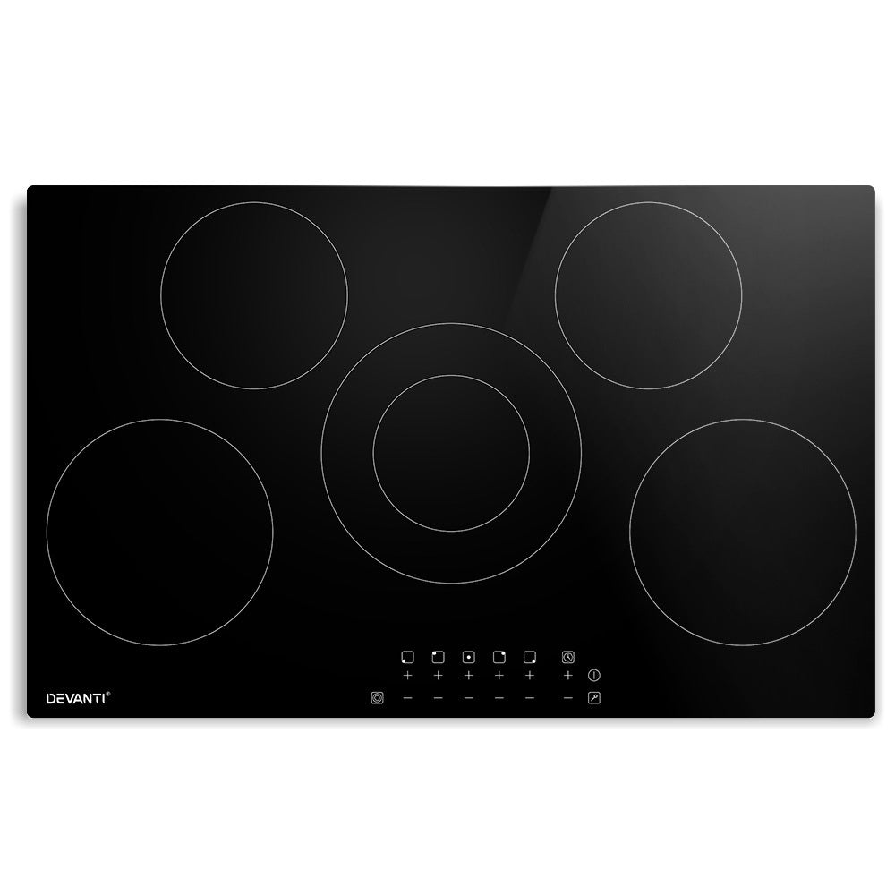 Cooktops & Stoves: Devanti Electric Ceramic Cooktop 90cm