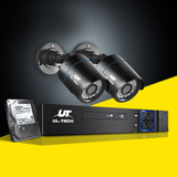 Security Cameras & Accessories: UL-tech CCTV Security System 4CH DVR 2 Cameras 2TB Hard Drive