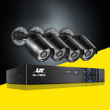 Security Cameras & Accessories: UL-tech CCTV Security System 8CH DVR 4 Cameras 1080p