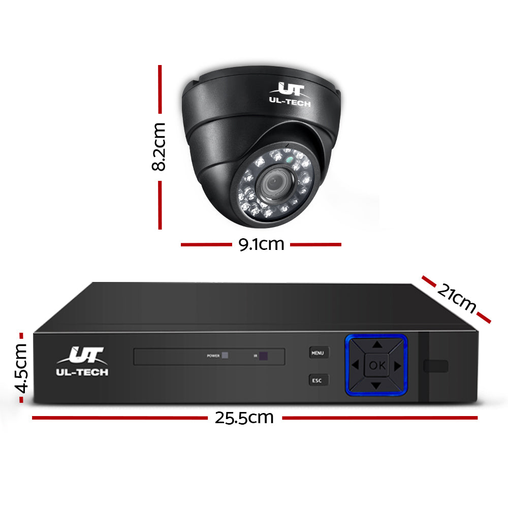 Security Cameras & Accessories: UL-tech CCTV Security System 8CH DVR 4 Cameras 2TB Hard Drive