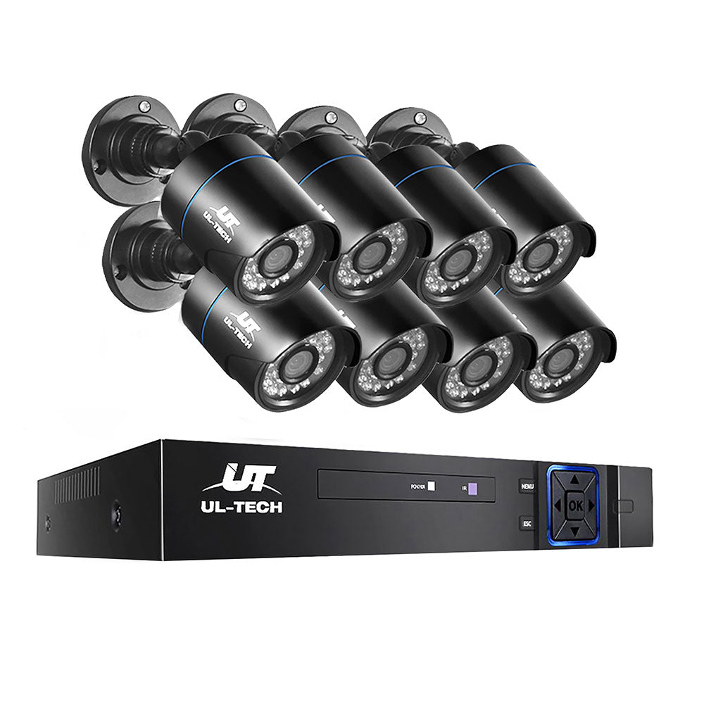 Security Cameras & Accessories: UL-TECH 1080P Security Camera System 8CH DVR with 8 CCTV Bullet Cameras