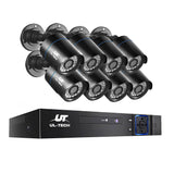 UL-tech CCTV Security System 8CH DVR 8 Cameras 1080p