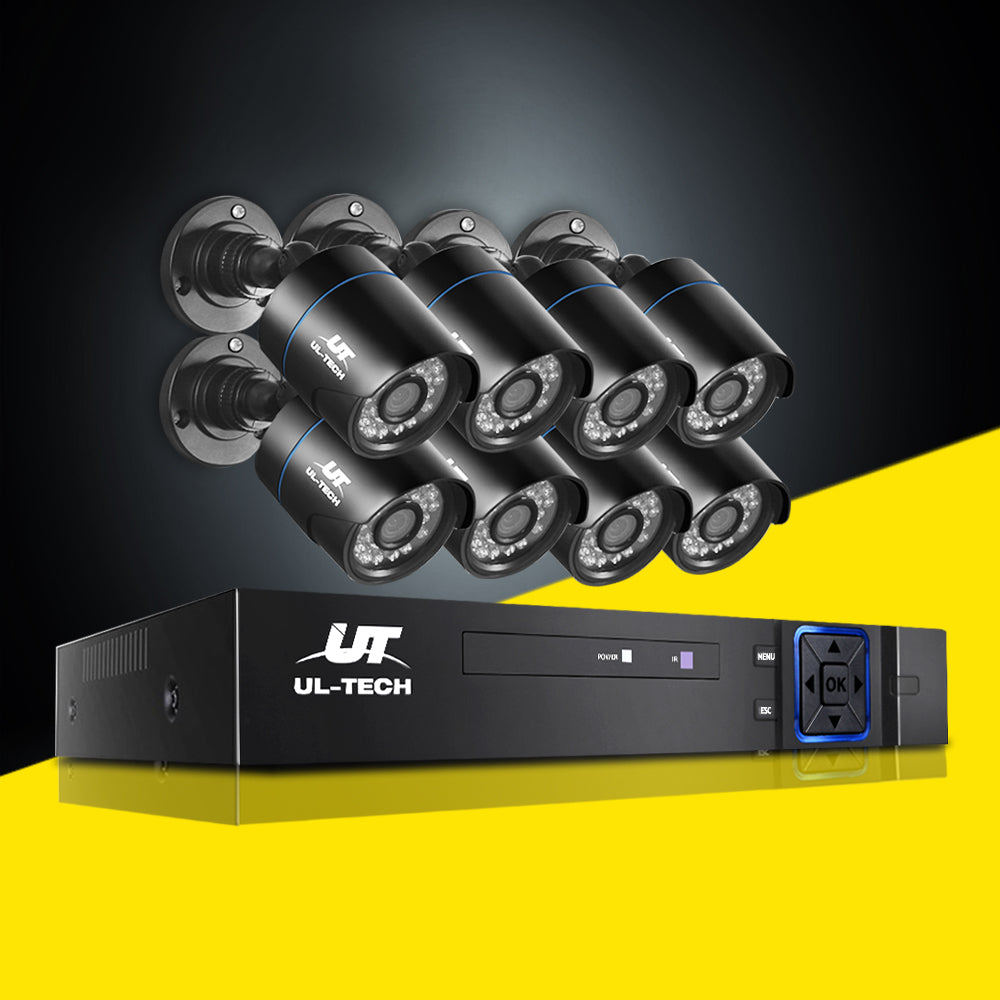 Security Cameras & Accessories: UL-TECH 1080P Security Camera System 8CH DVR with 8 CCTV Bullet Cameras
