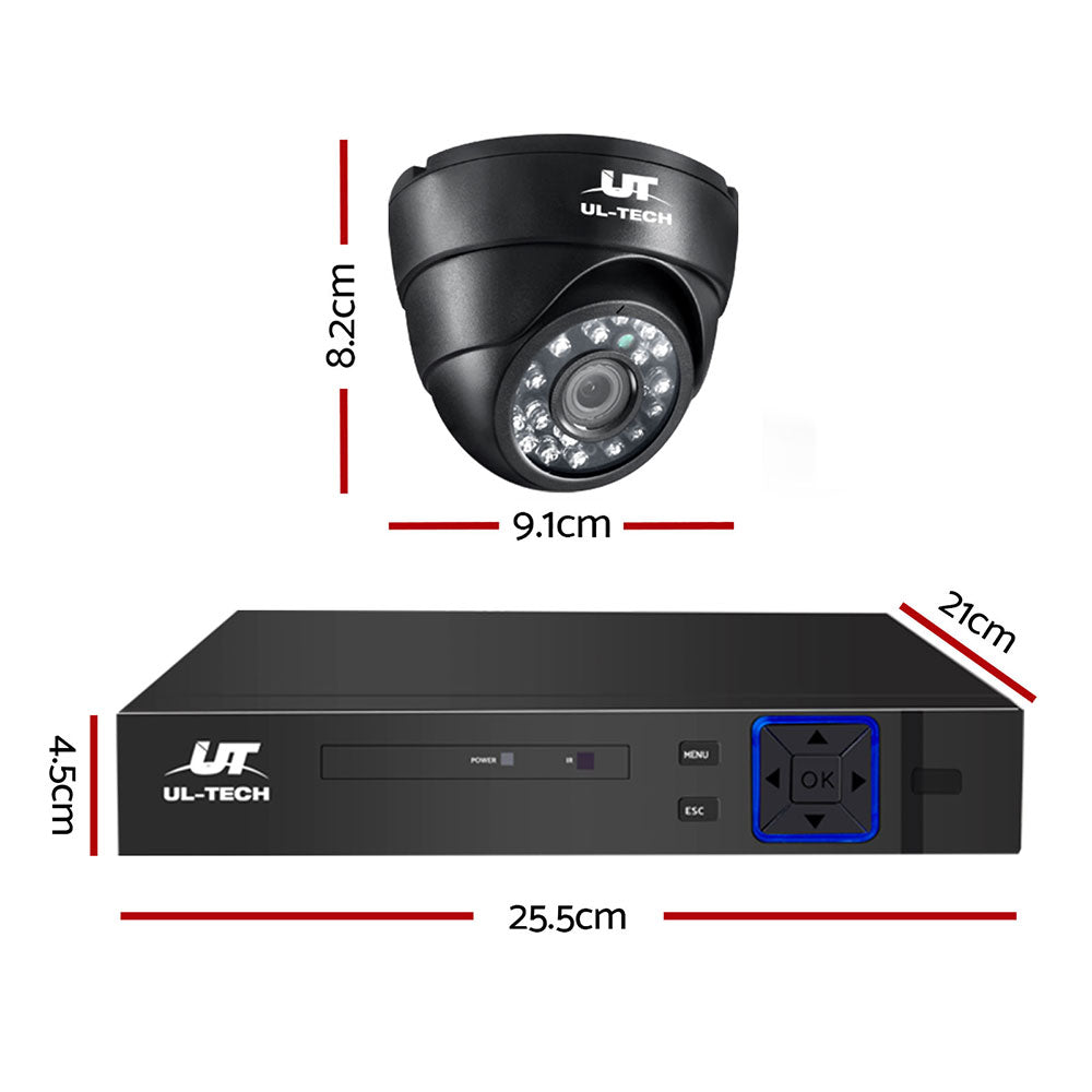 Security Cameras & Accessories: UL-tech CCTV Security System 8CH DVR 8 Cameras 1TB Hard Drive