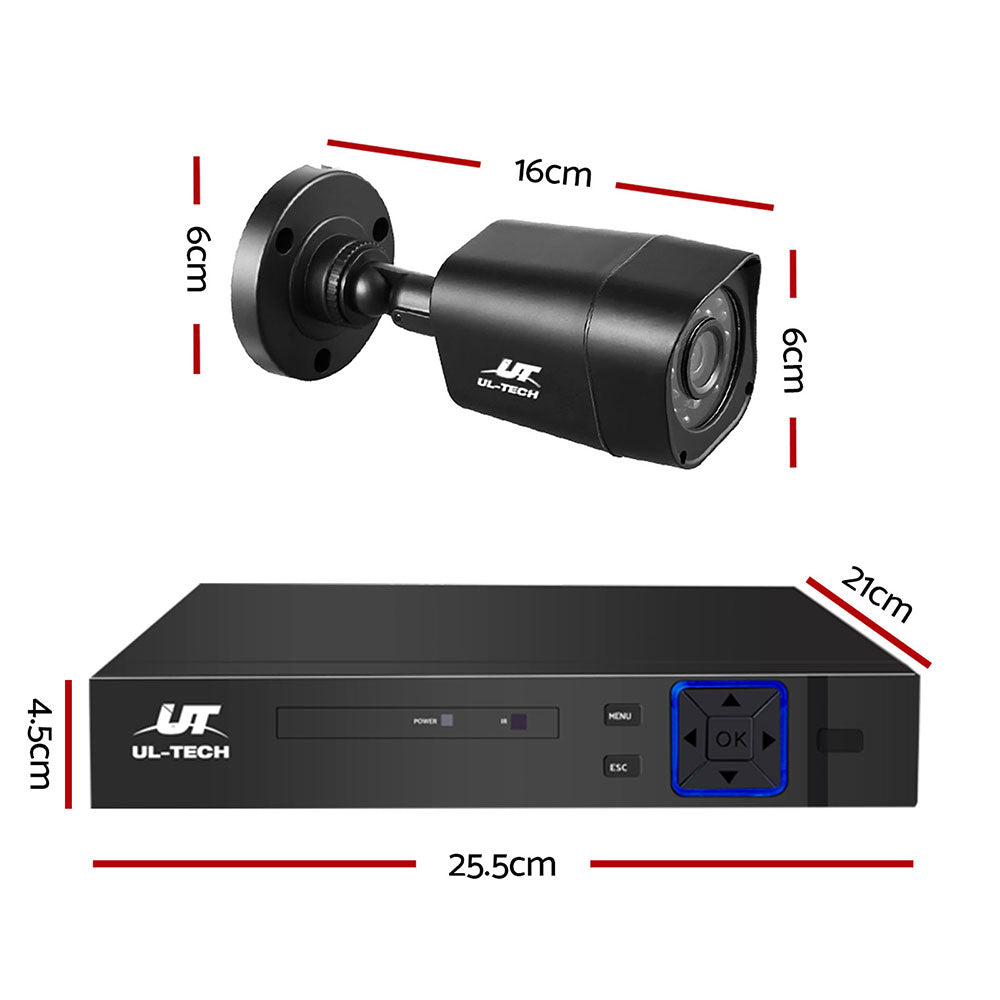 Security Cameras & Accessories: UL-TECH 1080P Security Camera System 8CH DVR with 8 CCTV Square Cameras