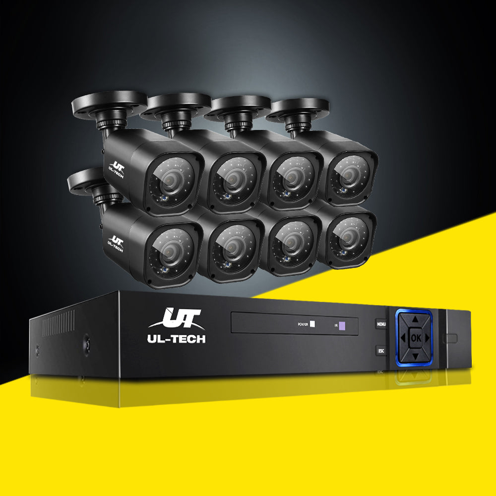 Security Cameras & Accessories: UL-TECH 1080P Security Camera System 8CH DVR with 8 CCTV Square Cameras