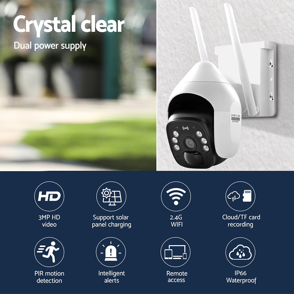 Security Cameras & Accessories: UL-tech 3MP Security Camera Solar Panel