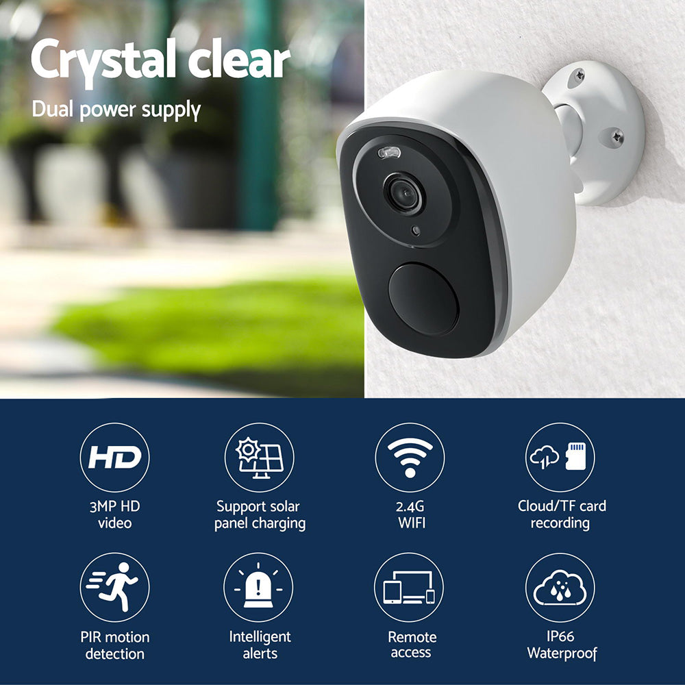 Security Cameras & Accessories: UL-tech 3MP Solar Security Camera