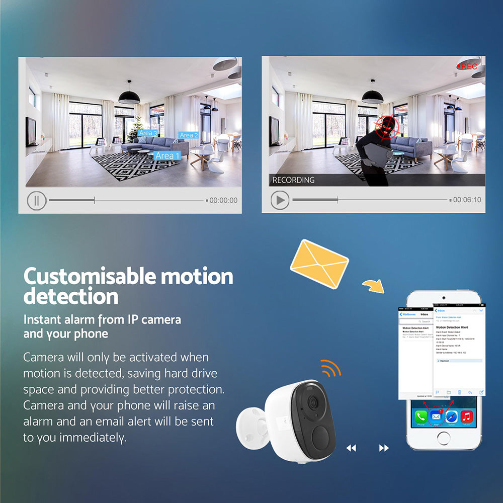 Security Cameras & Accessories: UL-tech 3MP Solar Security Camera