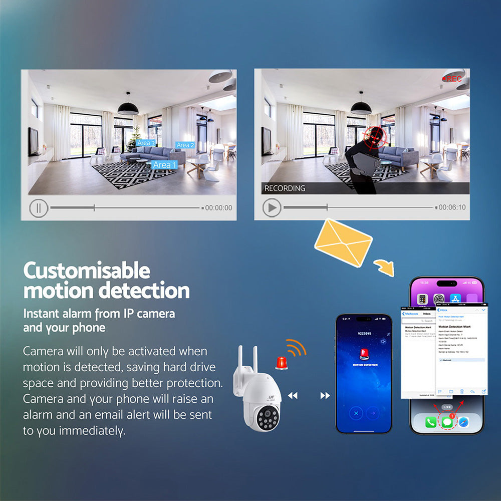 Security Cameras & Accessories: UL-tech 1080P Wireless IP Camera Security WIFI Cam