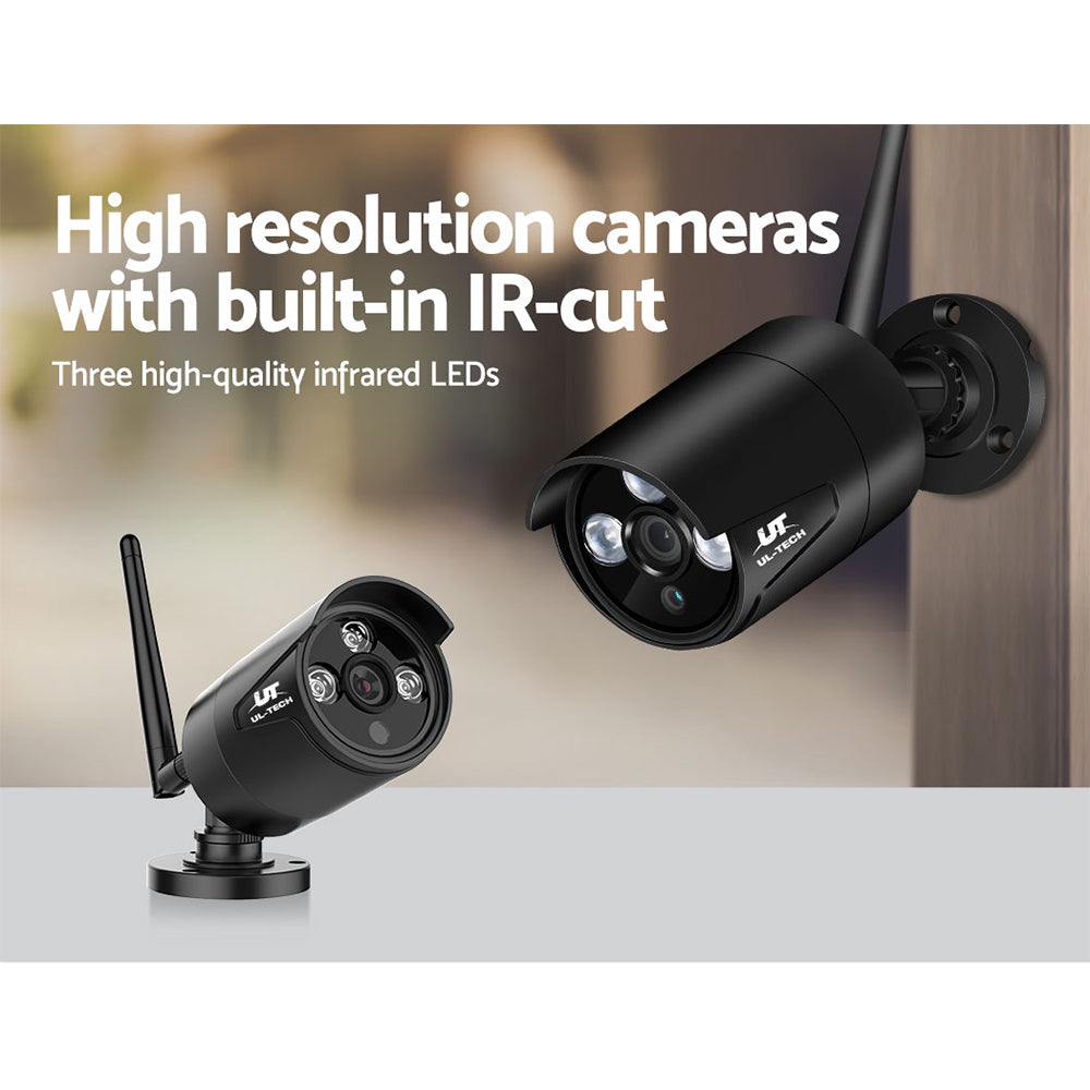 Security Cameras & Accessories: UL-tech Wireless CCTV 3MP Camera Bullet