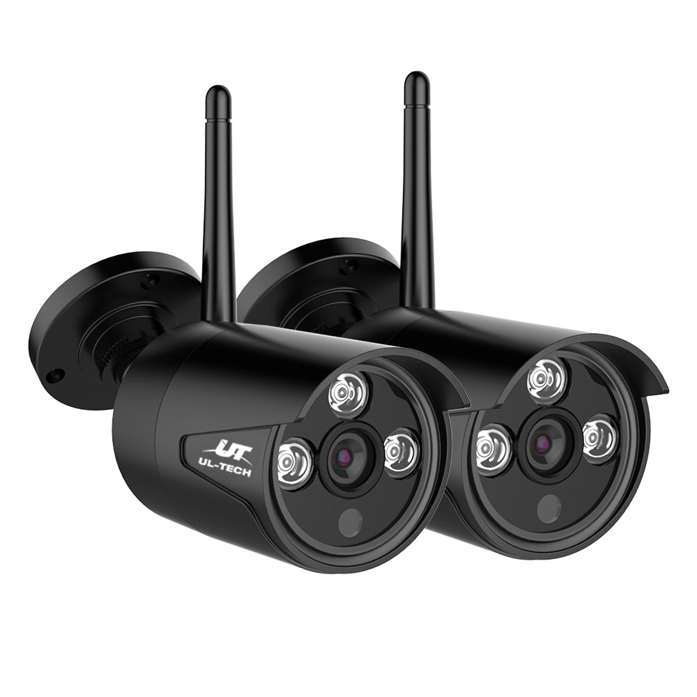 Security Cameras & Accessories: UL-tech Wireless CCTV 3MP 2 Cameras Bullet