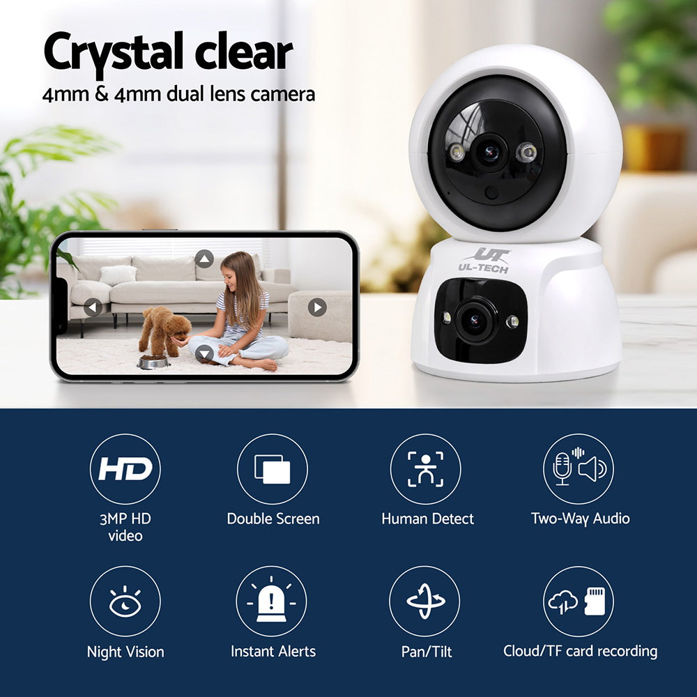 Security Cameras & Accessories: UL-tech 3MP IP Camera Baby Security CCTV