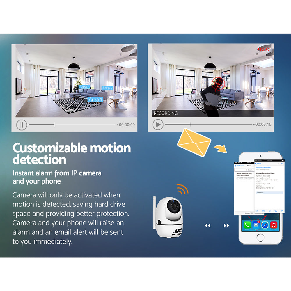 Security Cameras & Accessories: UL-tech 1080P Wireless IP Camera WIFI Home Security Cam