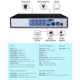 Security Cameras & Accessories: UL-tech 8CH DVR 1080P 5in1 CCTV Video Recorder 4TB Hard Drive