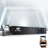 Security Cameras & Accessories: UL-tech 8CH DVR 1080P 5in1 CCTV Video Recorder 4TB Hard Drive