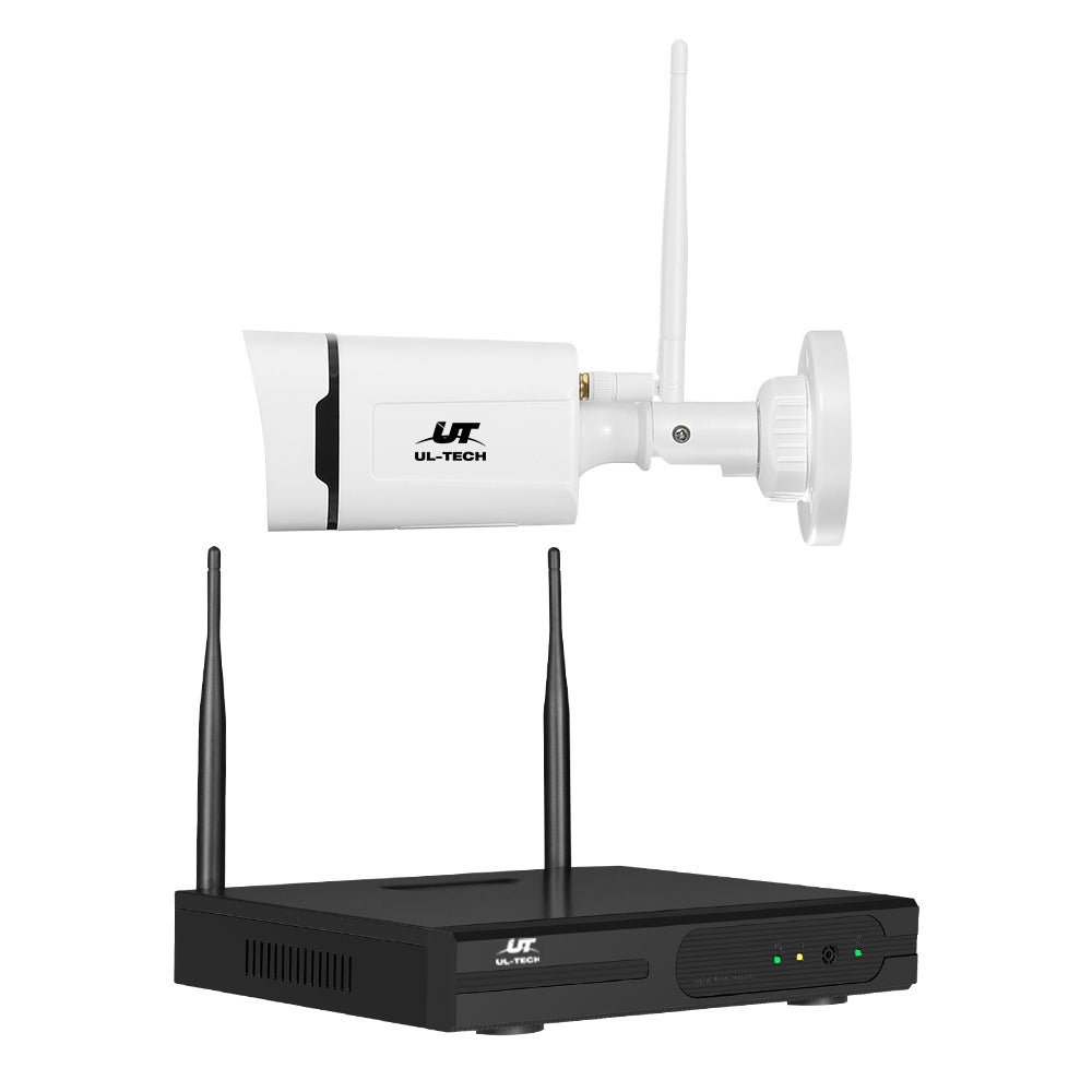 Security Cameras & Accessories: UL-tech Wireless CCTV Security System 8CH NVR 3MP 4 Square Cameras