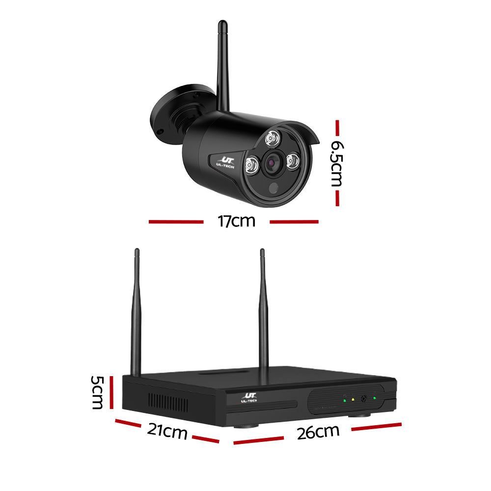 Security Cameras & Accessories: UL-tech Wireless CCTV Security System 8CH NVR 3MP 8 Bullet Cameras 4TB