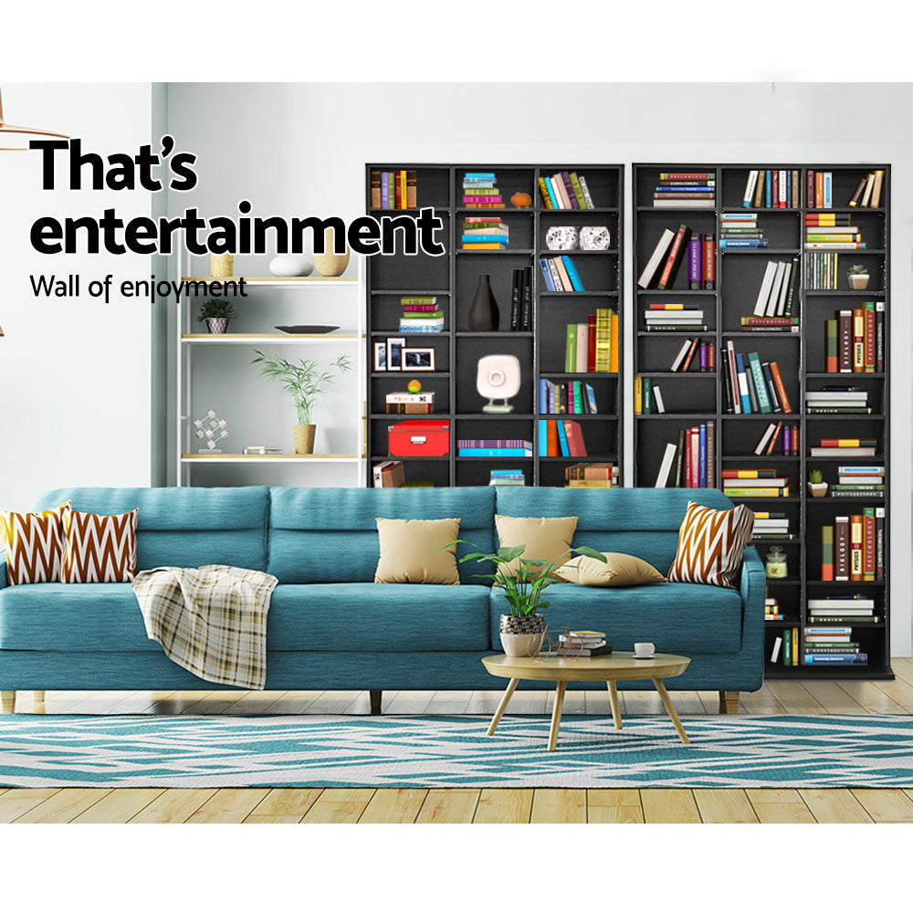 Bookcases & Shelves: Artiss Bookshelf CD Storage Rack - BERT Black