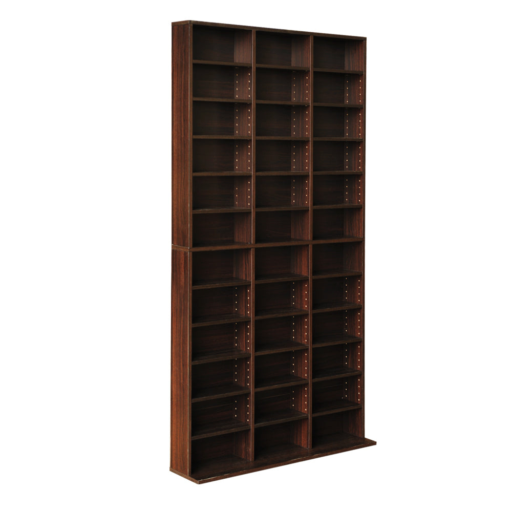 Bookcases & Shelves: Artiss Bookshelf CD Storage Rack - BERT Walnut