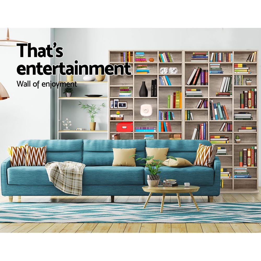 Bookcases & Shelves: Artiss Bookshelf CD Storage Rack - BERT Oak