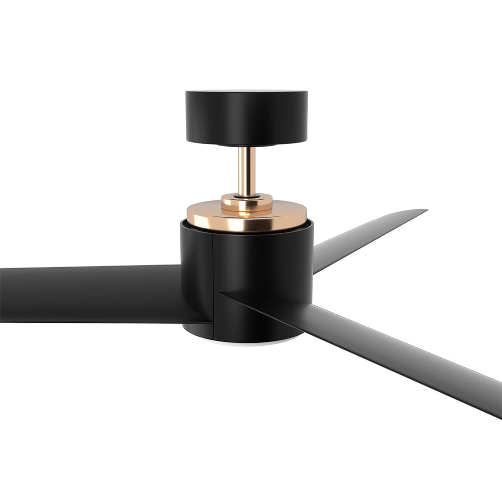 Ceiling Fans: Devanti 52'' Ceiling Fan DC Motor w/Light w/Remote - Black