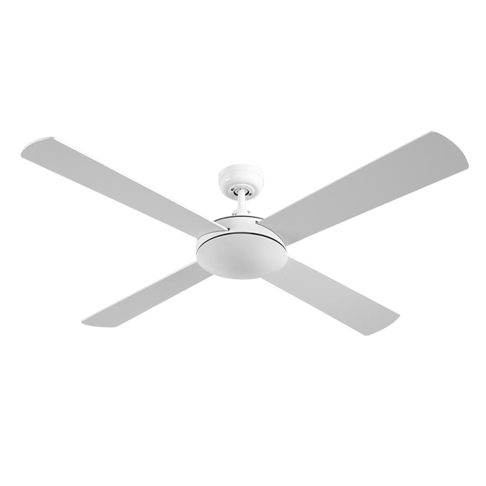 Ceiling Fans: Devanti 52'' Ceiling Fan DC Motor 4 Blades w/Remote - White