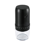 Devanti Electric Coffee Grinder USB-C Rechargeable Portable Coffee Bean Grinder with 40 Precise Grind Settings | Automatic Spice Nut Pepper Grinder Mill with Cleaning Brush & Ground Coffee Container for Home Office Camping Travel, Black