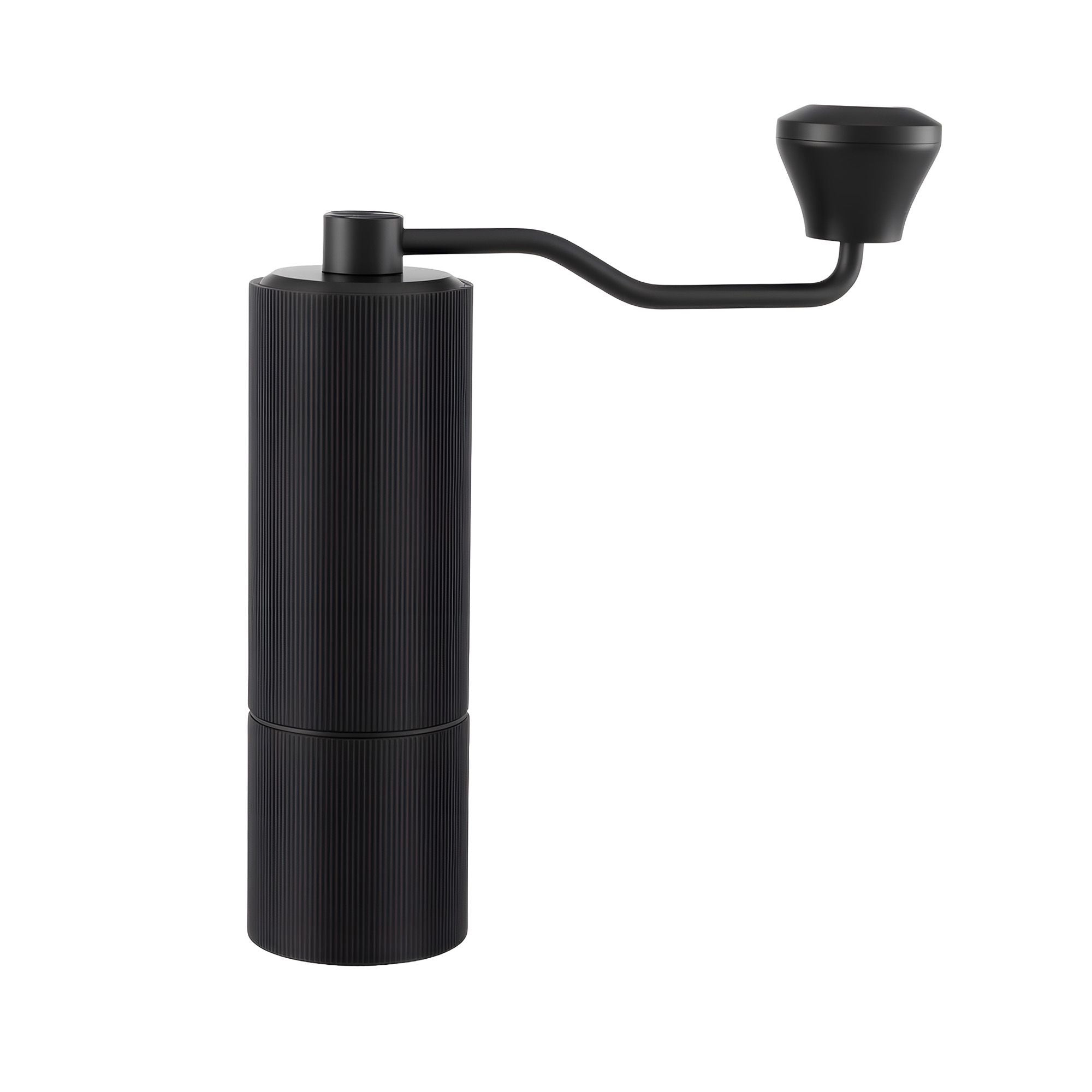Devanti Manual Coffee Grinder with 24 Adjustable Settings | Hand Coffee Bean Burr Mill for Espresso French Press | Portable Stainless Steel Quiet Grinder with Storage Bag for Travel Camping, Black