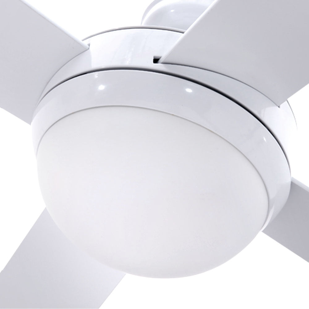 Ceiling Fans: Devanti 52'' Ceiling Fan DC Motor w/Light w/Remote - White