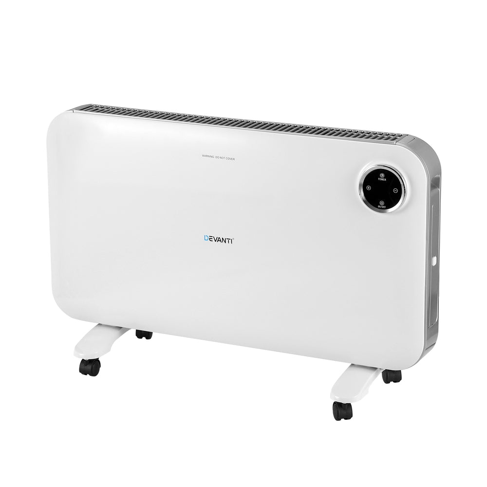 Fountain & Ponds Accessories: Devanti Electric Convection Heater Panel White 2000W