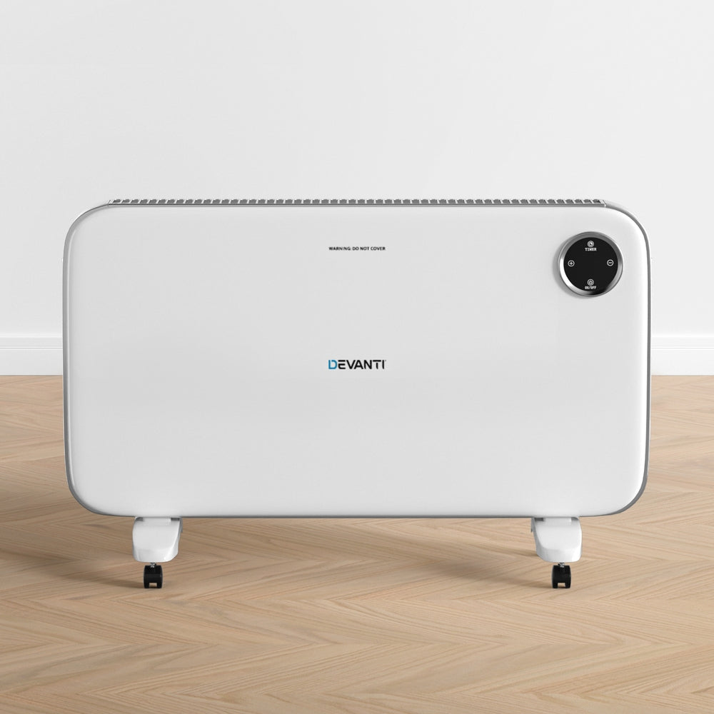 Fountain & Ponds Accessories: Devanti Electric Convection Heater Panel White 2000W