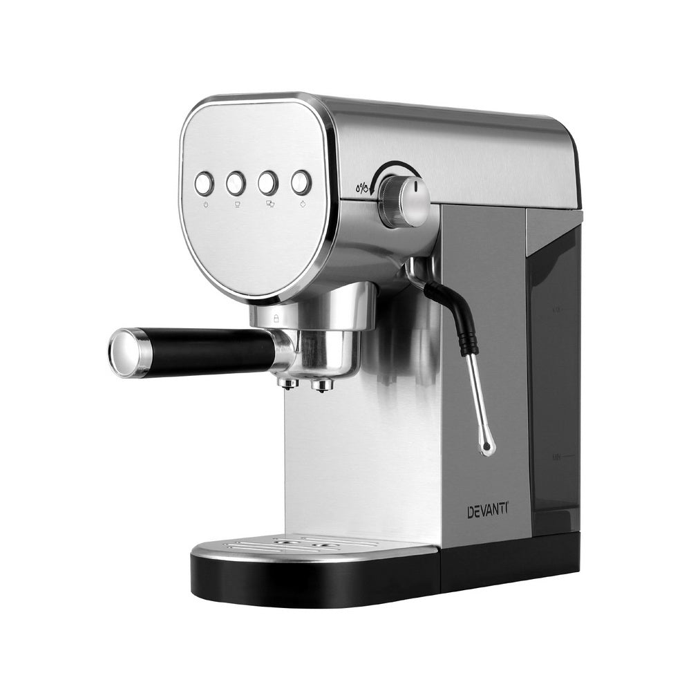 Coffee Machines & Accessories: Devanti 20 Bar Coffee Machine Espresso Cafe Maker