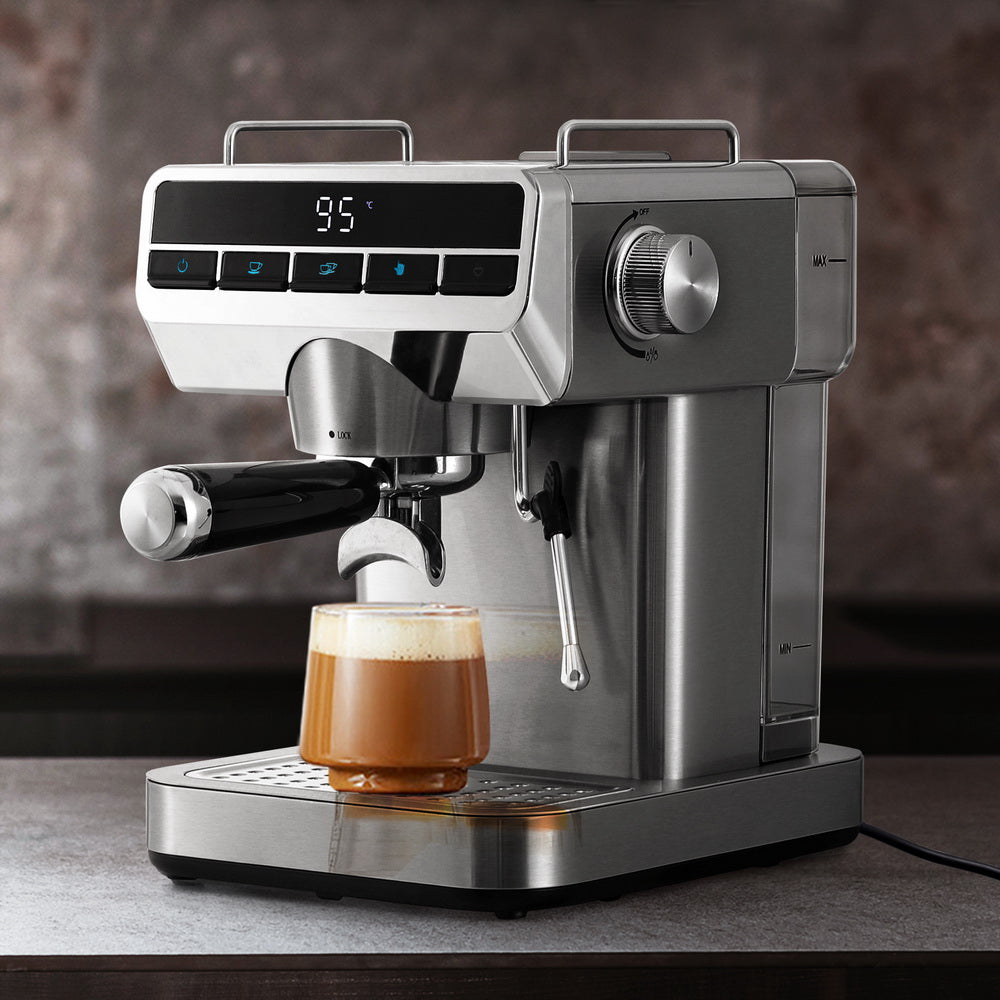 Coffee Machines & Accessories: Devanti 20 Bar Coffee Machine Espresso Cafe Maker