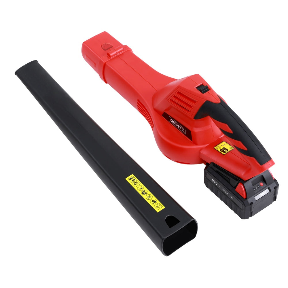 Leaf Blowers: Giantz 20V Cordless Leaf Blower 12000RPM Powerful Garden Electric Lawn Cleaner