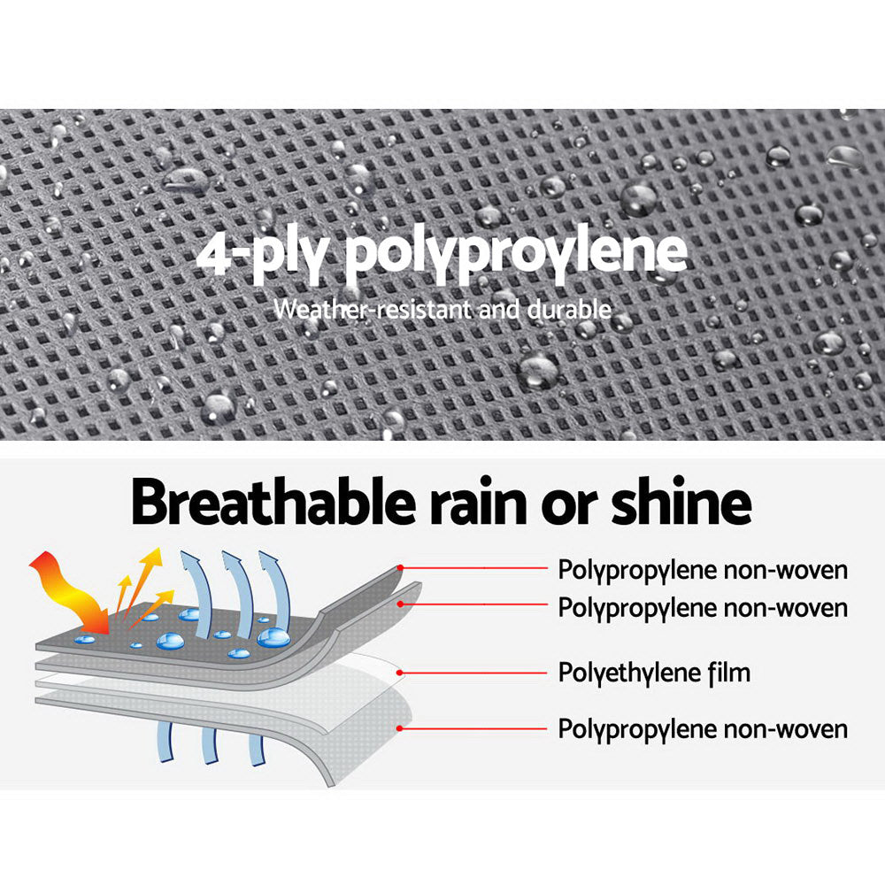 Caravan Accessories: Weisshorn 16-18ft Caravan Cover Campervan 4 Layer UV Water Resistant