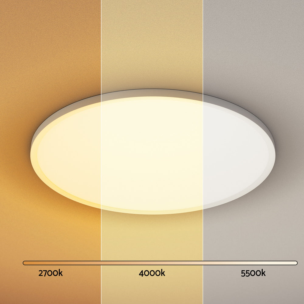 Ceiling Lights: Leier Ceiling Light LED Round 46W Ultra-THIN 5CM Oyster Lamp Modern Cool/Warm