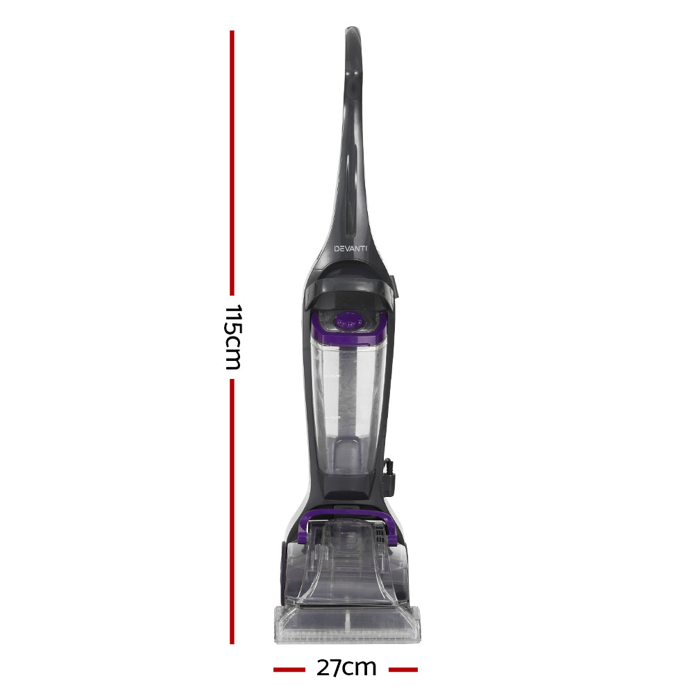 Stick Vacuums: Devanti Carpet Washer Handheld Vacuum Cleaner 800W
