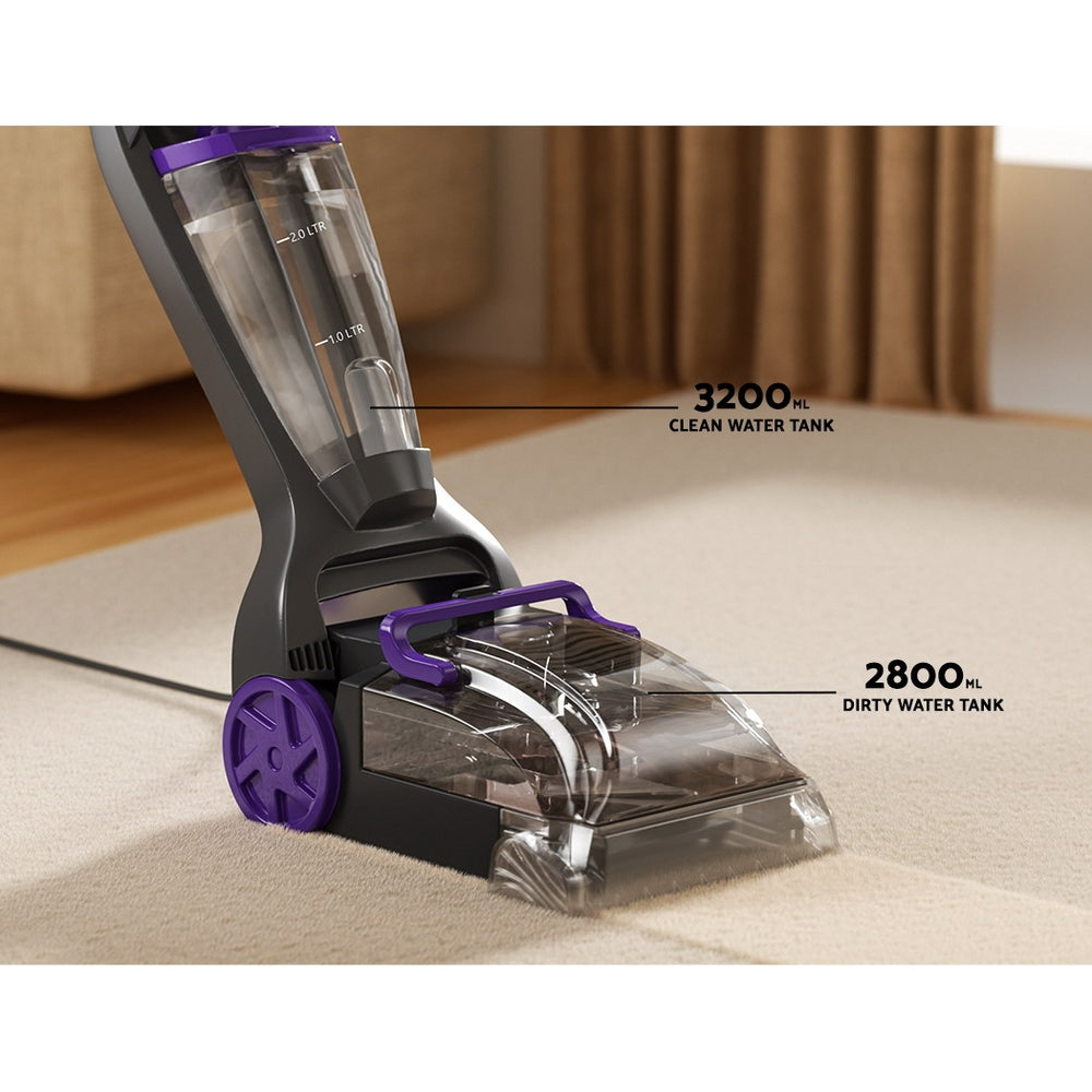 Stick Vacuums: Devanti Carpet Washer Handheld Vacuum Cleaner 800W