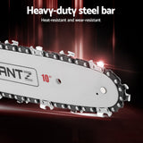 Chainsaws: Giantz 25CC Petrol Chainsaw 10'' Bar Chain Saw Lightweight for Pruning Cutting