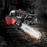 Chainsaws: Giantz 25CC Petrol Chainsaw 10'' Bar Chain Saw Lightweight for Pruning Cutting