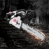 Chainsaws: Giantz 42CC Petrol Chainsaw 16'' Bar Chain Saw Lightweight for Pruning Cutting