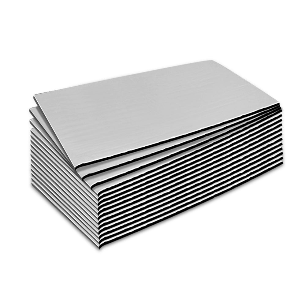 Insulation: Weisshorn Butyl Car Sound Deadener Deadening Insulation Material with Application Roller 32CM X 50CM X 24pcs