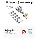 Devanti Gas Cooktop 60cm 4 Burner Silvir