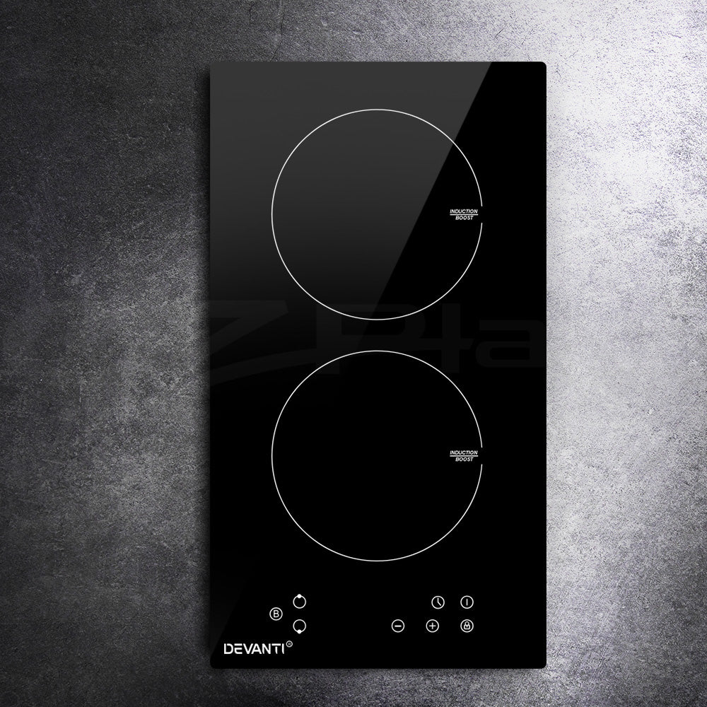 Cooktops & Stoves: Devanti Induction Cooktop 30cm Electric Cooker