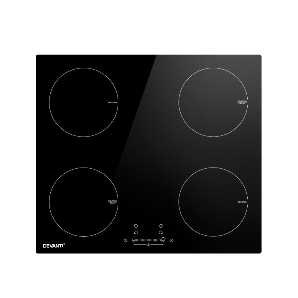 Cooktops & Stoves: Devanti Induction Cooktop 60cm Electric Cooker